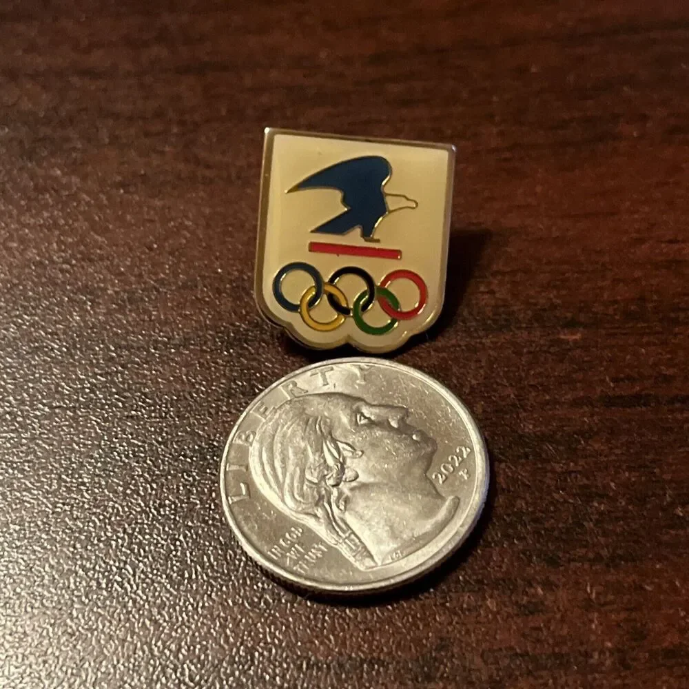Vintage Olympic USPS United States Postal Service Official Sponsor USA Lapel Pin